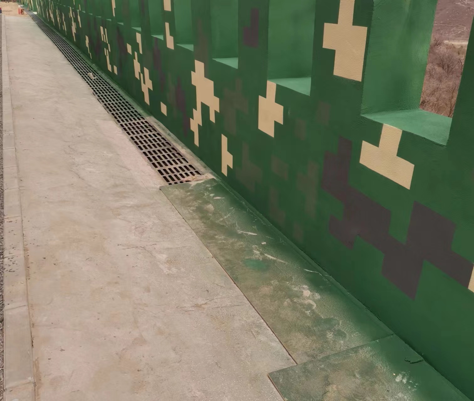 宝鸡围墙迷彩喷涂,数迷彩漆