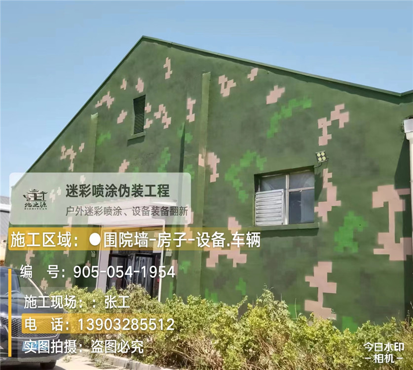 宝鸡外墙数码迷彩漆施工报价清单（100㎡标准墙面测算）